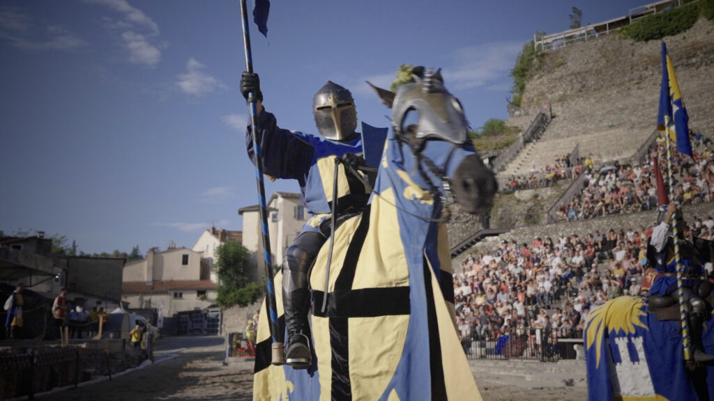 Chevalier captation Vidéo fête historique de Vienne